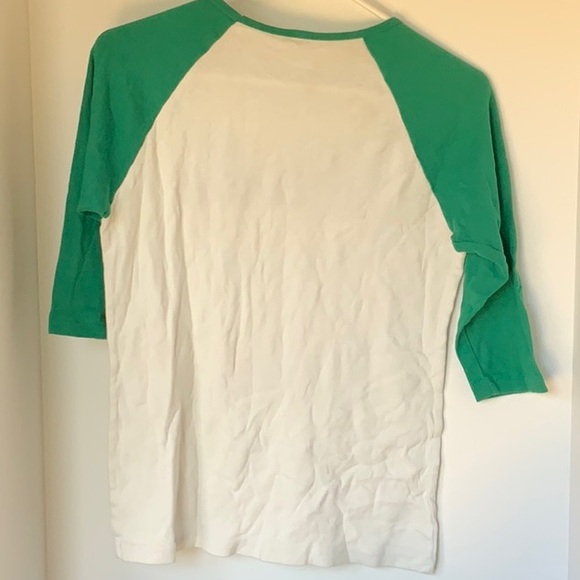 Green and white Whoville baseball style tshirt - Picture 3 of 3